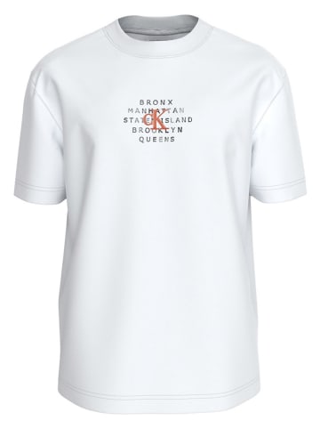 CALVIN KLEIN JEANS Koszulka w kolorze białym