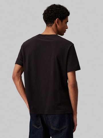 CALVIN KLEIN JEANS Koszulka w kolorze czarnym
