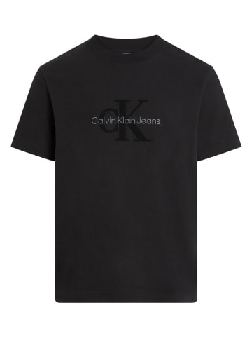 CALVIN KLEIN JEANS Koszulka w kolorze czarnym
