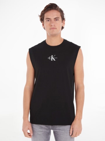 CALVIN KLEIN JEANS Top in Schwarz