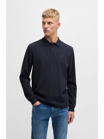 BOSS Orange Poloshirt in Dunkelblau
