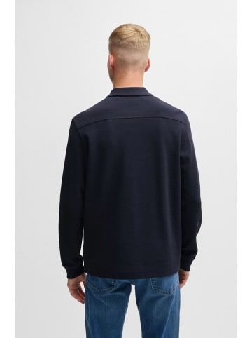 BOSS Orange Poloshirt donkerblauw
