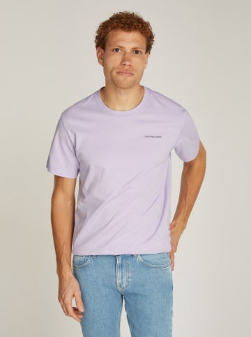 CALVIN KLEIN JEANS Koszulka w kolorze lawendowym