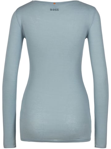 BOSS Orange Longsleeve in Hellblau