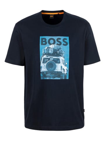 BOSS Orange Koszulka w kolorze granatowym