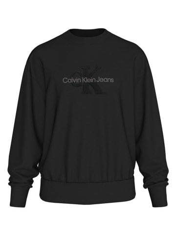 CALVIN KLEIN JEANS Sweatshirt in Schwarz