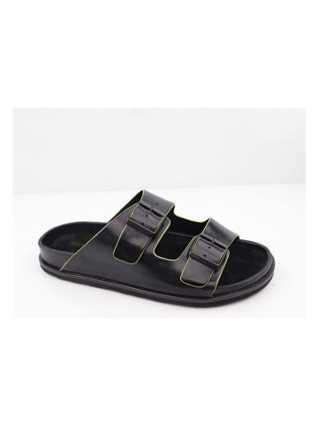 MELVIN & HAMILTON Leder-Pantoletten "Maxel" in Schwarz