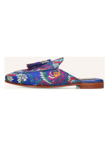 MELVIN & HAMILTON Leder-Clogs "Scarlett" in Blau