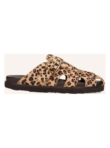 MELVIN & HAMILTON Leder-Clogs "Siri" in Beige/ Braun