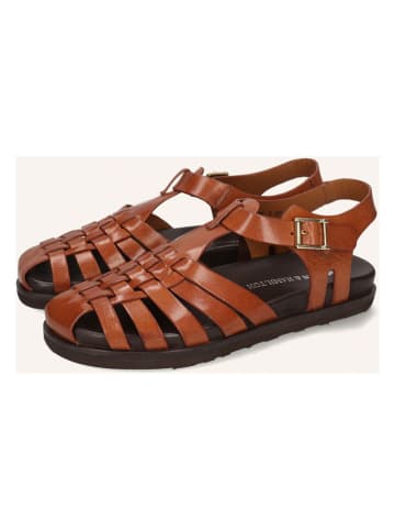 MELVIN & HAMILTON Leder-Halbsandalen "Siri" in Hellbraun