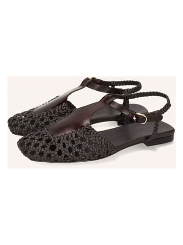 MELVIN & HAMILTON Leder-Halbsandalen "Sandrine" in Braun