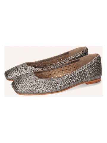 MELVIN & HAMILTON Leder-Ballerinas "Elyssa" in Silber