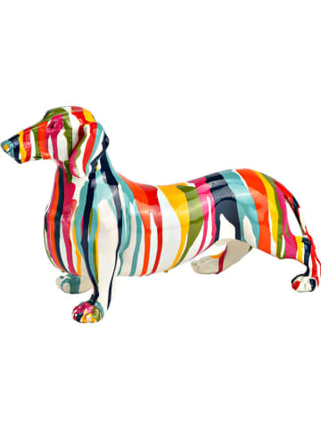 G. Wurm Dekofigur "Hund" in Bunt - (B)27 x (H)16 x (T)7 cm