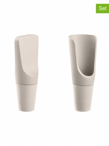 Blomus 2-delige wijnset crème