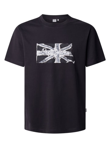 Pepe Jeans Koszulka "Flag" w kolorze czarnym