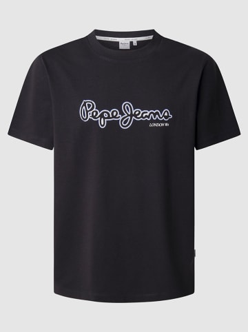 Pepe Jeans Koszulka "Dorian" w kolorze czarnym