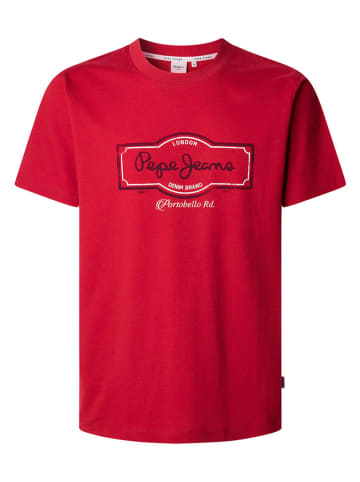 Pepe Jeans Koszulka "Daxton" w kolorze czerwonym