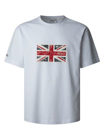 Pepe Jeans Koszulka "Union" w kolorze białym
