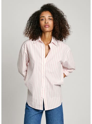 Pepe Jeans Blouse "Artemisa" lichtroze/wit