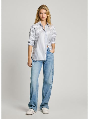 Pepe Jeans Koszula "Clever" w kolorze błękitno-białym