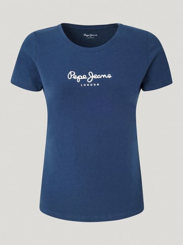 Pepe Jeans Koszulka "New Virgina" w kolorze granatowym