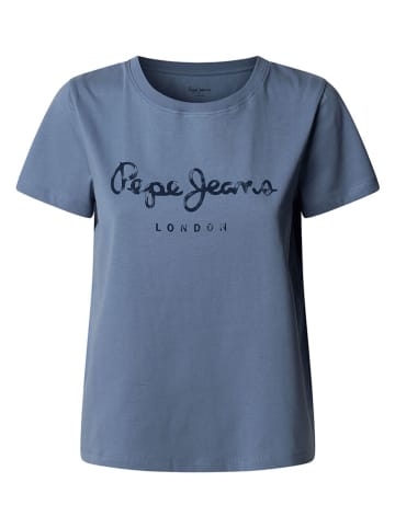 Pepe Jeans Koszulka "Val" w kolorze niebieskim
