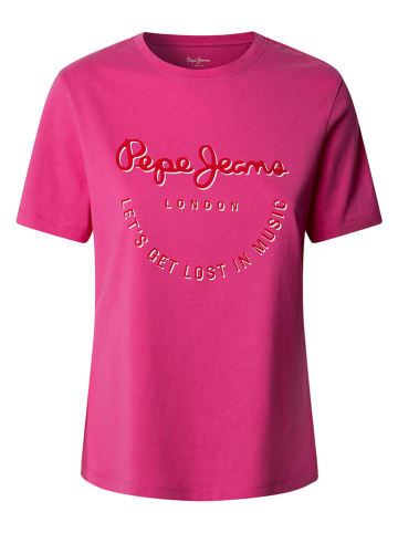 Pepe Jeans Koszulka "Rumer" w kolorze różowym