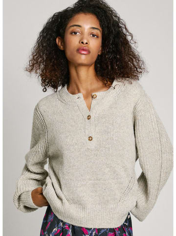 Pepe Jeans Sweter "Nora" w kolorze beżowym