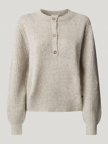 Pepe Jeans Sweter "Nora" w kolorze beżowym