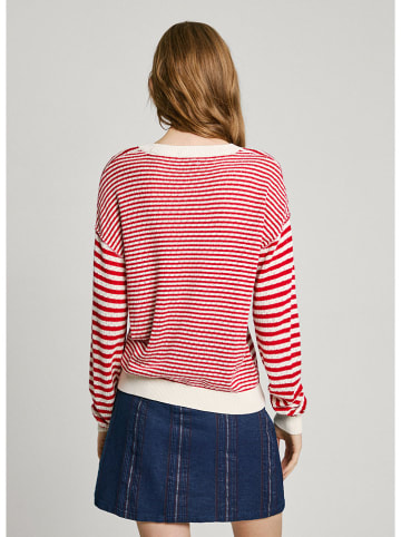Pepe Jeans Trui "Poppy" rood/wit