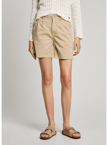 Pepe Jeans Szorty chino "Vania" - Regular fit - w kolorze beżowym