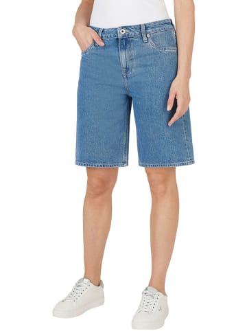 Pepe Jeans Bermudy dżinsowe w kolorze niebieskim