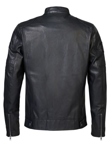 Petrol Industries Kunstlederjacke in Anthrazit