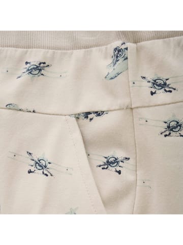 enfant Sweathose in Creme/ Hellblau