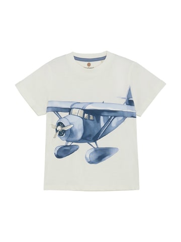 enfant Shirt in Creme/ Blau