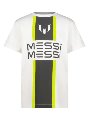 Messi Koszulka w kolorze biało-antracytowym
