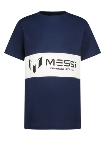 Messi Shirt in Dunkelblau/ Weiß