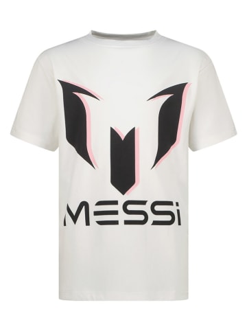 Messi Shirt in Weiß/ Schwarz