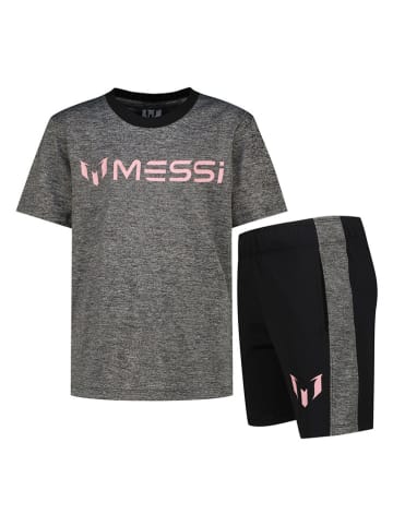 Messi Pyjama grijs/zwart