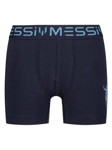 Messi 4er-Set: Boxershorts in Grau/ Dunkelblau