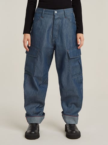 G-Star Dżinsy "Cargo 3D" - Boyfriend fit - w kolorze niebieskim