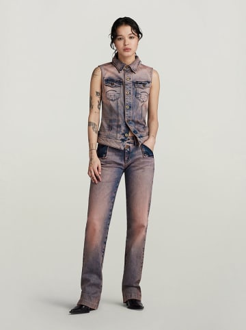 G-Star Dżinsy "Y2K" - Straight Flare fit - w kolorze niebiesko-lawendowym