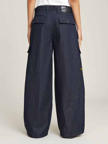 G-Star Spijkerbroek "Mega Cargo" - loose fit - donkerblauw
