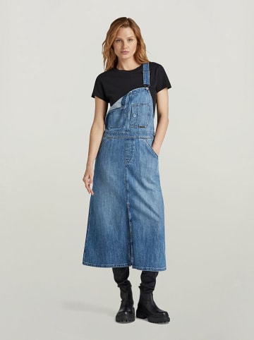 G-Star Latzkleid in Hellblau