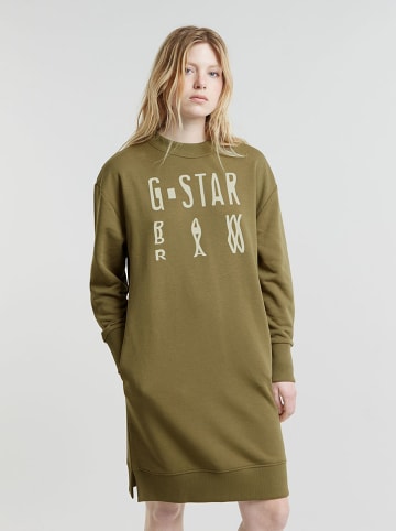 G-Star Sweatkleid in Khaki