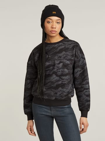 G-Star Sweatshirt zwart/grijs