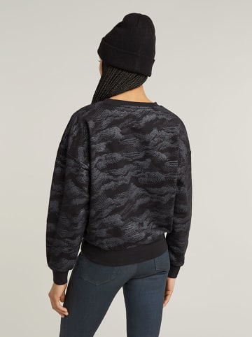 G-Star Sweatshirt zwart/grijs