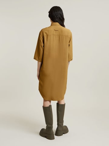 G-Star Kleid in Ocker