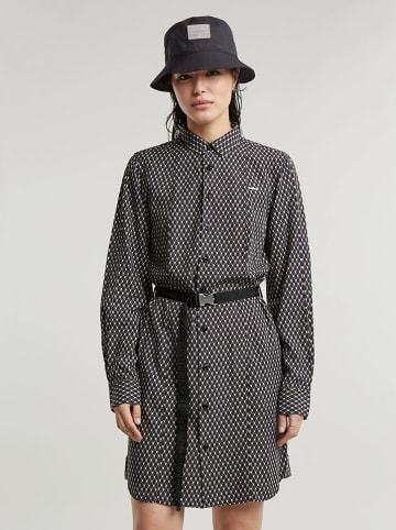 G-Star Kleid in Schwarz/ Weiß