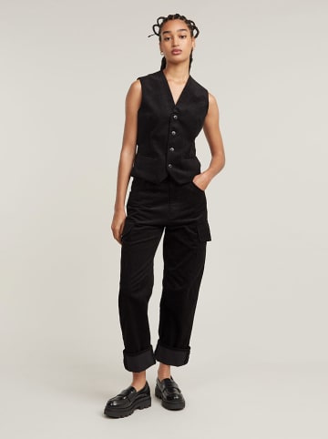 G-Star Cargohose "Cord 3D" in Schwarz